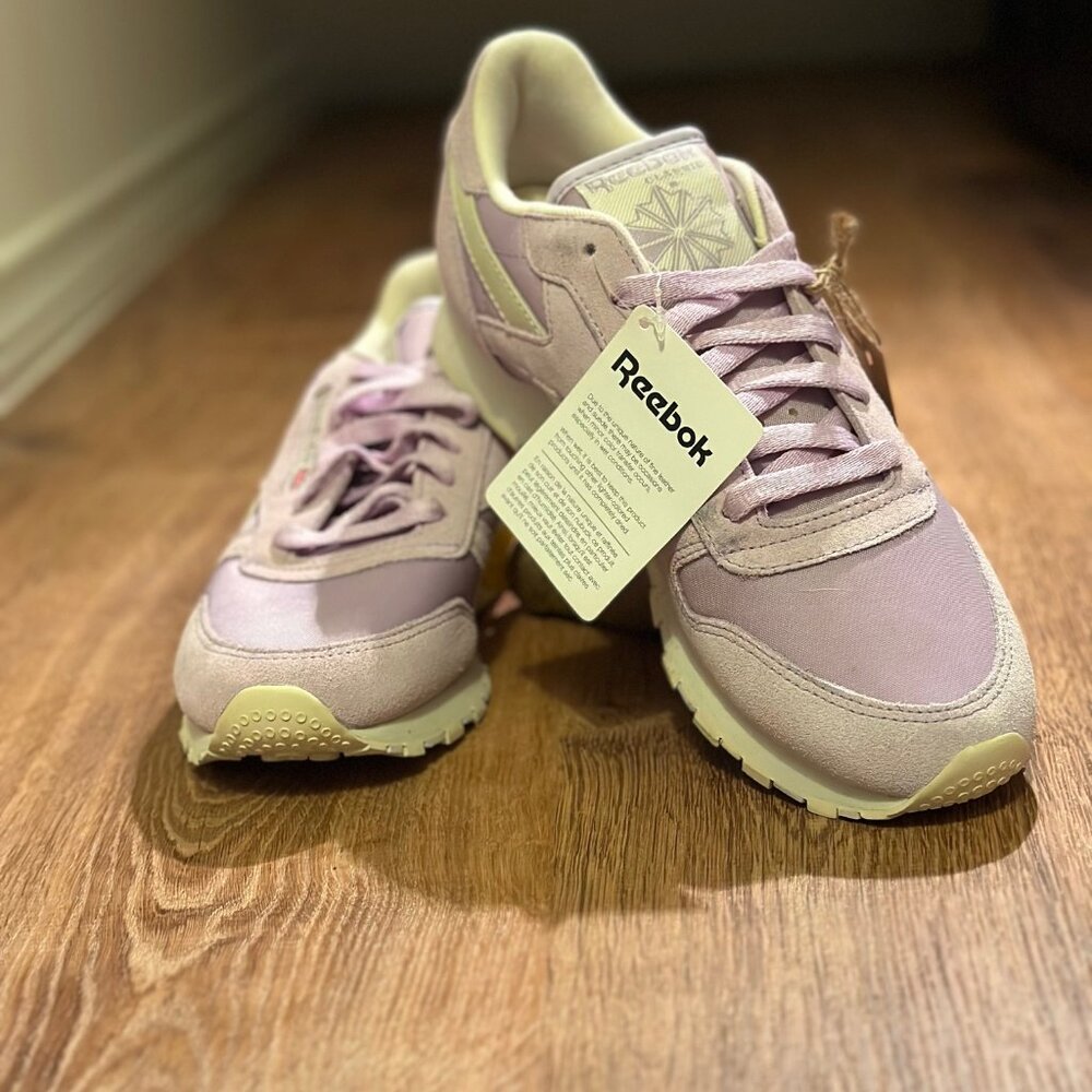 Reebok Classic leather pastel purple sneaker NWT OG 80's